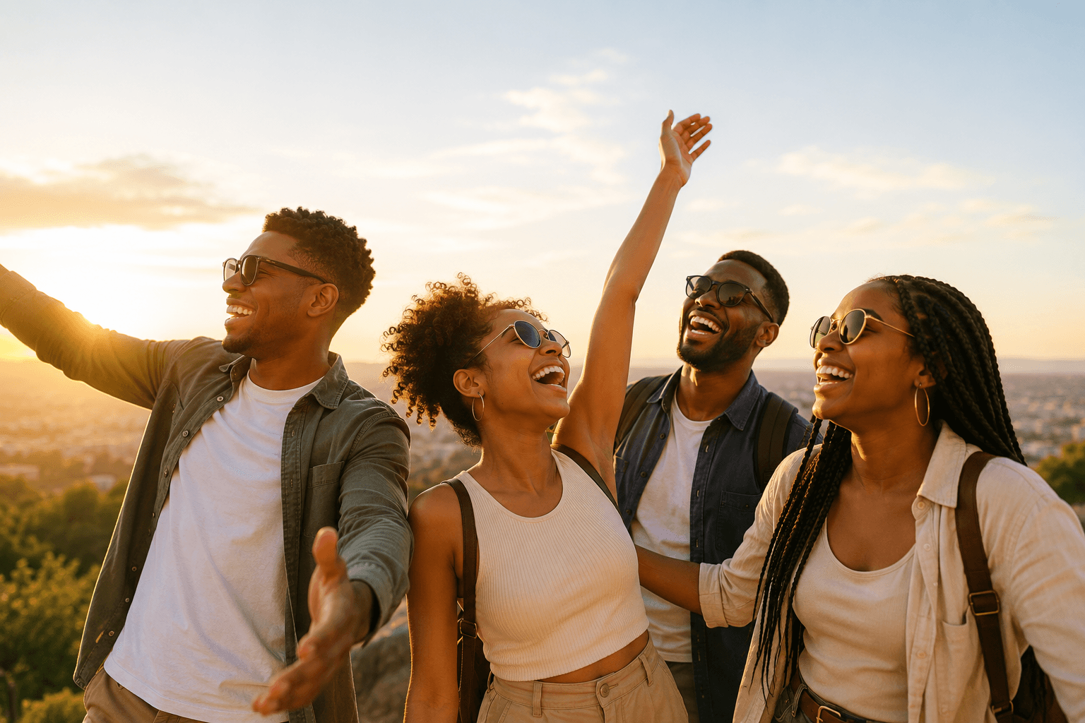 Friends enjoying time together without money worries